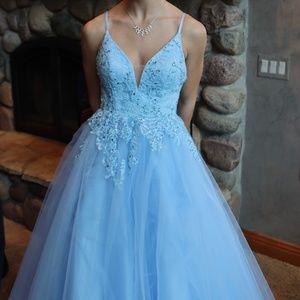 Blue Prom Dress
